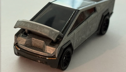 Тематическая Машинка Matchbox Tesla Cybertruck Moving Parts 1:64 JBW54 Grey - Retromagaz, image 4