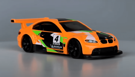 Тематична Машинка Hot Wheels BMW M3 GT2 Neon Speeders 1:64 HLH72/HRW78 Orange - Retromagaz, image 4