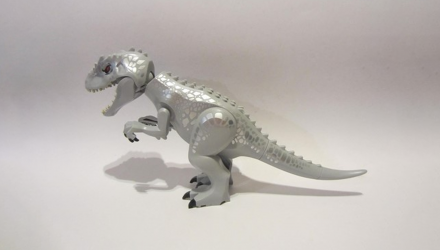 Фигурка Lego Динозавр Indominus Rex with Silver Spots Animals indorex02 Light Bluish Grey Б/У - Retromagaz, image 3