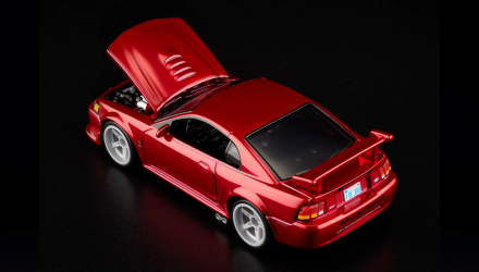 Машинка Premium Hot Wheels 2000 Ford Mustang SVT Cobra R Red Line Club RLC 1:64 JCP10 Red - Retromagaz, image 3