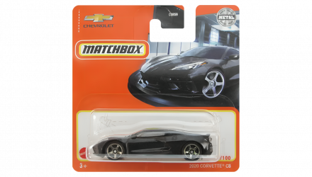 Машинка Большой Город Matchbox 2020 Corvette C8 Off-Road 1:64 HFR84 Black - Retromagaz, image 1