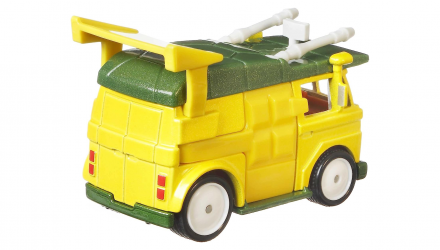 Машинка Premium Hot Wheels Teenage Mutant Ninja Turtles Party Wagon Rep. Entertainment 1:64 DMC55/GJR50 Yellow - Retromagaz, image 3