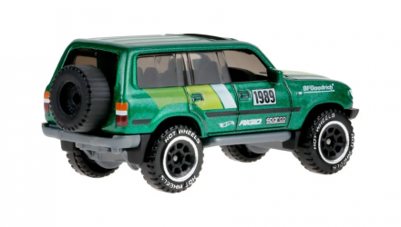 Тематическая Машинка Hot Wheels Toyota Land Cruiser 80 Toyota 1:64 JCB74 Green - Retromagaz, image 3
