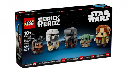 Конструктор Lego The Mandalorian and Grogu: Allies & Villains BrickHeadz 40856 Новий - Retromagaz, image 1