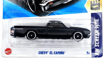 Машинка Базова Hot Wheels Chevy El Camino 1967 Fast & Furious Screen Time 1:64 HYY83 Black - Retromagaz, image 4