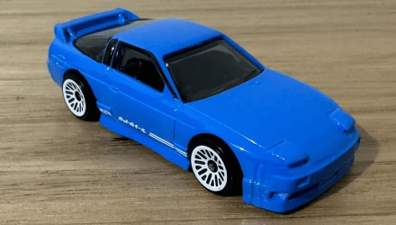 Машинка Базова Hot Wheels '96 Nissan 180SX Type X The `90S 1:64 HTB08 Blue - Retromagaz, image 1