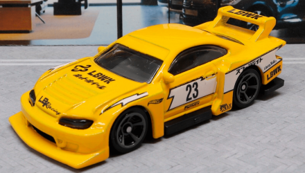 Машинка Базова Hot Wheels Liberty Walk LB Super Silhouette Nissan Silvia (S15) Turbo 1:64 HCX15 Yellow - Retromagaz, image 2