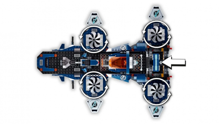 Конструктор Lego Геликарриер Super Heroes 76153 Новий - Retromagaz, image 5