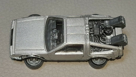 Машинка Базова Hot Wheels DeLorean DMC-12 Back to the Future Time Machine - Hover Mode City 1:64 CFG79 Silver - Retromagaz, image 6