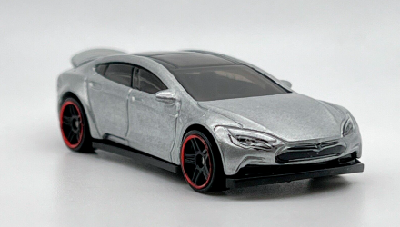 Машинка Базова Hot Wheels Tesla Model S Workshop 1:64 CFH03 Silver - Retromagaz, image 5