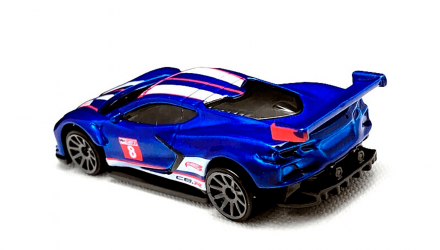 Машинка Базовая Hot Wheels Corvette C8.R Then and Now 1:64 HCT73 Blue - Retromagaz, image 3