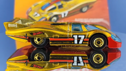Тематическая Машинка Hot Wheels Porsche 917 LH The Hot Ones 1:64 JBY75 Yellow - Retromagaz, image 4