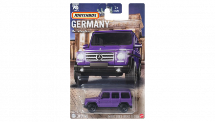 Тематична Машинка Matchbox Mercedes-Benz G 550 Germany 1:64 GWL49/HPC57 Purple - Retromagaz, image 1