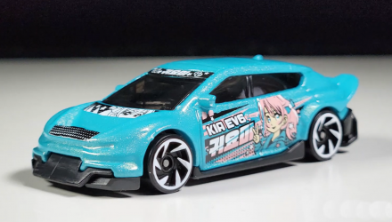 Машинка Базова Hot Wheels Custom Kia EV6 EV 1:64 HYX63 Teal - Retromagaz, image 1
