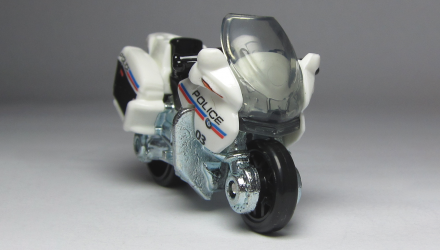 Тематическая Машинка Matchbox BMW R1200 RT-8 Police European Streets 1:64 HVV05/HVV29 White - Retromagaz, image 1