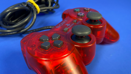 Геймпад Дротовий Sony PlayStation 2 SCPH-10010 DualShock 2 Clear Crimson Red Б/У - Retromagaz, image 5
