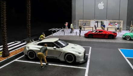 Диорама G-Fans Apple Store Building 1:64 710032 Black - Retromagaz, image 3