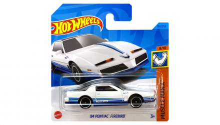 Машинка Базовая Hot Wheels '84 Pontiac Firebird Muscle Mania 1:64 HKK92 White - Retromagaz, image 1