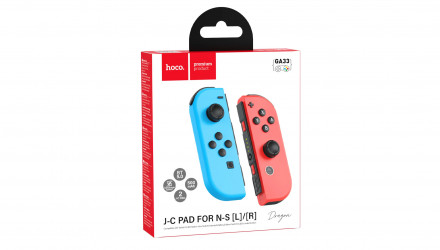 Контролери Бездротовий Hoco Switch Joy‑Con Neon Blue Neon Red Новий - Retromagaz, image 1