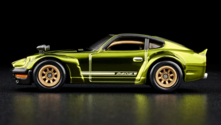 Машинка Premium Hot Wheels Nissan Custom '72 Datsun 240Z Red Line Club RLC 1:64 JCP26 Green - Retromagaz, image 4