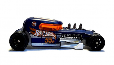 Машинка Базова Hot Wheels Mod Rod Treasure Hunts 55 Race Team 1:64 HKL00 Blue - Retromagaz, image 3