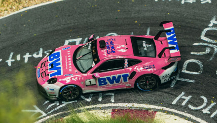Машинка Premium Tarmac Works Porsche Porsche 911 GT3 Cup (992) Porsche Mobil 1 Supercup 2024 GLOBAL64 1:64 T64-093-24PSC01 Pink - Retromagaz, image 4