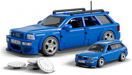 Конструктор Hot Wheels Brick Shop Speed Audi Avant RS2 253 деталей JGR28 Blue - Retromagaz, image 2