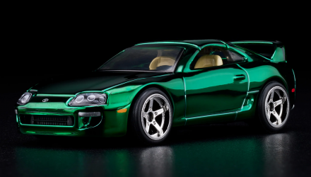 Машинка Premium Hot Wheels 1997 Toyota Supra Red Line Club RLC 1:64 JCP14 Green - Retromagaz, image 2