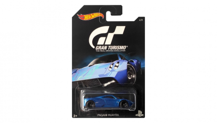 Тематична Машинка Hot Wheels Pagani Huayra Gran Turismo 1:64 DJL16 Dark Blue - Retromagaz, image 1