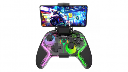 Геймпад Бездротовий Ipega Switch PlayStation 4 3 PC Android iOS PG-9666Т Transparent Black Новий - Retromagaz, image 3