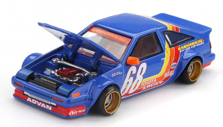 Машинка Premium Kaido House x MiNI GT Toyota AE86 Sprinter Trueno Kaido Racing V1 1:64 KHMG196 Blue - Retromagaz, image 4