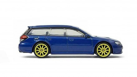 Машинка Premium Hot Wheels Subaru Legacy GT (BP) Road Trip 1:64 JKF07 Blue - Retromagaz, image 3