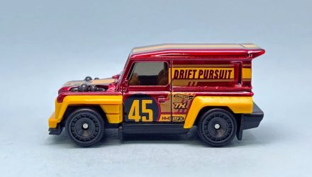 Машинка Базова Hot Wheels Drift-Ender Super Treasure Hunt STH Truckin Along 1:64 JJM15 Red - Retromagaz, image 3