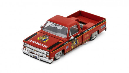 Машинка Premium Kaido House x MiNI GT Chevrolet Silverado TAMIYA x KAIDO HOUSE "Clod Buster" 1:64 KGMG130 Red - Retromagaz, image 1