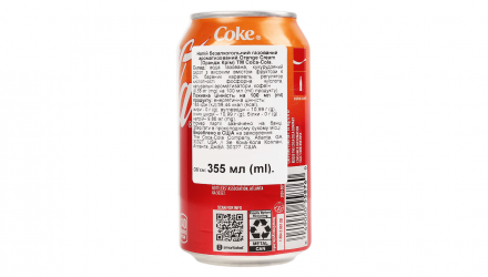 Напій 1шт Coca-Cola Orange Cream 355ml - Retromagaz, image 4