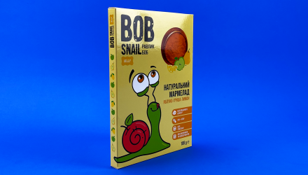 Мармелад Bob Snail Фруктовий Яблуко-Груша-Лимон 108g - Retromagaz, image 3