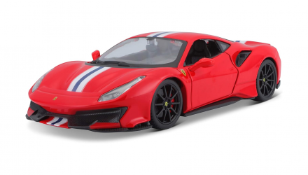 Машинка Bburago Ferrari 488 Pista Race & Play 1:24 Red - Retromagaz, image 2