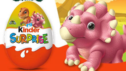 Набір Шоколадне Яйце 36шт Kinder Surprise Динозаври Natoons Dinosaurs 20g Набір Шоколадне Яйце 36шт Kinder Surprise Динозаври Natoons Dinosaurs 20g - Retromagaz, image 1