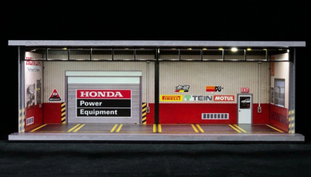 Диорама G-Fans Honda Theme 1:64 710009 Black - Retromagaz, image 1