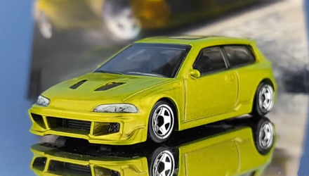Тематична Машинка Hot Wheels Honda Civic EG Fast & Furious 1:64 HNR88/JBY39 Green - Retromagaz, image 1