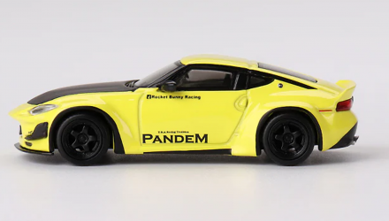 Машинка Premium MINI GT Nissan Z Pandem 1:64 MGT00758-СH Yellow - Retromagaz, image 4