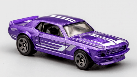 Машинка Базовая Hot Wheels '67 Ford Mustang Coupe Muscle Mania 1:64 GTB45 Purple - Retromagaz, image 2