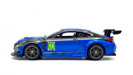 Машинка Premium Hot Wheels Lexus RC F GT3 Aerostyles 1:64 JKF35 Blue - Retromagaz, image 3
