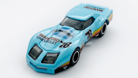 Машинка Premium Hot Wheels '76 Greenwood Corvette Silhouettes 1:64 FYN65 Light Blue - Retromagaz, image 3