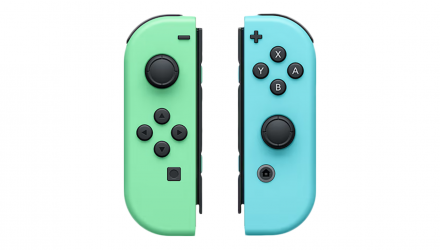 Контролери Бездротовий Nintendo Switch Joy-Con Animal Crossing Limited Edition Blue Green Б/У - Retromagaz, image 1