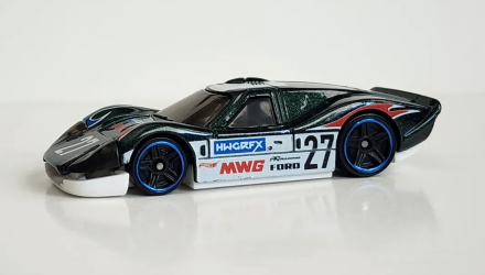 Машинка Базова Hot Wheels '67 Ford GT40 Mk.IV Then and Now 1:64 HTC69 Black - Retromagaz, image 1