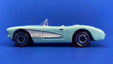 Машинка Базовая Hot Wheels 1956 Corvette Barbie The Movie Screen Time 1:64 HKK87 Light Blue - Retromagaz, image 3