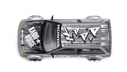 Машинка Premium Kaido House x MiNI GT Honda Civic (EF) Kaido Manga V1 1:64 KHMG260-CH Grey - Retromagaz, image 4