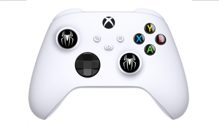 Набор Накладки на Стики 2шт 2шт RMC Spider-Man PlayStation 5 4 3 2 1 Xbox Series One 360 Switch 2 Black White - Retromagaz, image 3