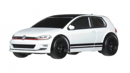 Машинка Premium Hot Wheels Volkswagen Golf Mk7 GTI Deutschland Design 1:64 JKF44 White - Retromagaz, image 1